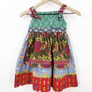 Matilda Jane Paint By Numbers Plum Feist Knot Apron Fox Dress